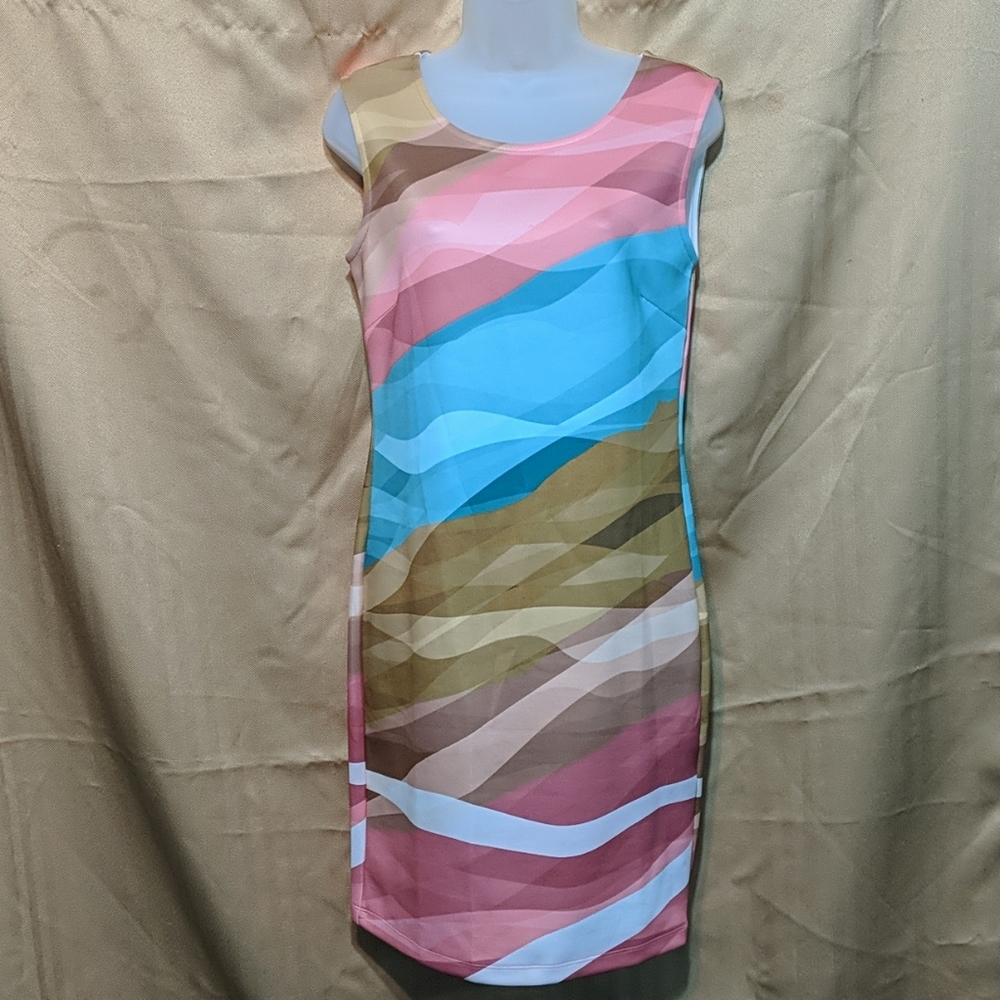🛍Multi-colored Venus sleeveless dress👗